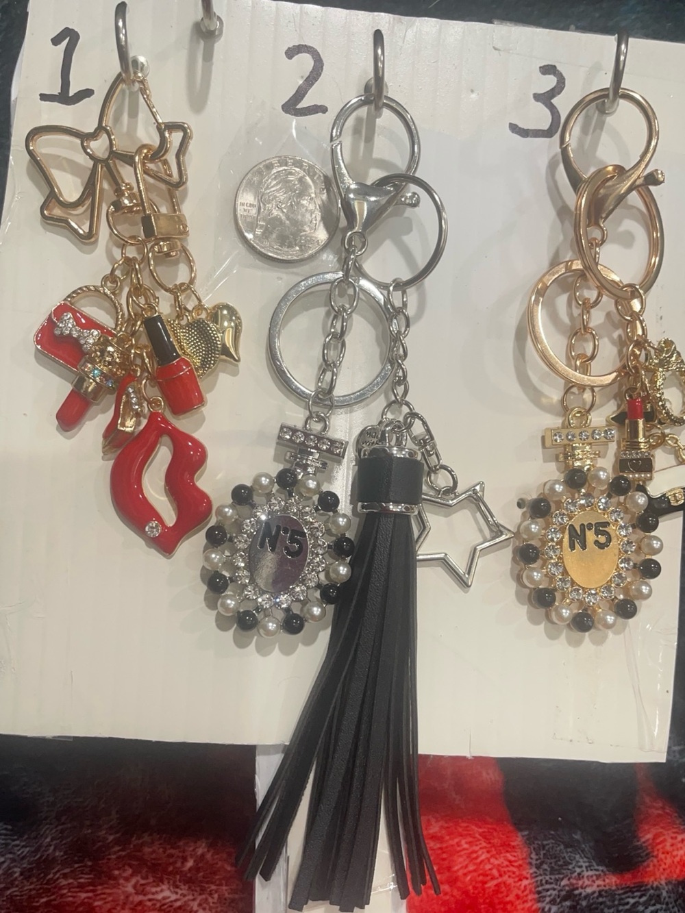 #13 Choice of 1 Chic Keychain Charm - Picture 1 of 3